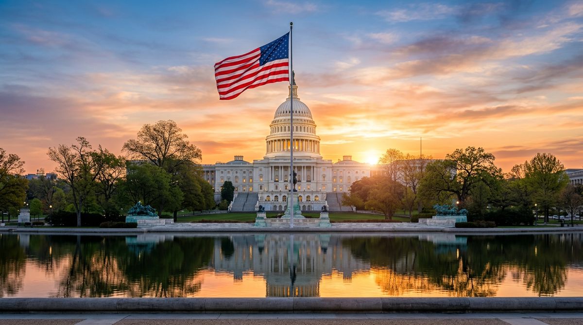 Capitol Building in Washington D.C. – Symbol der amerikanischen Demokratie