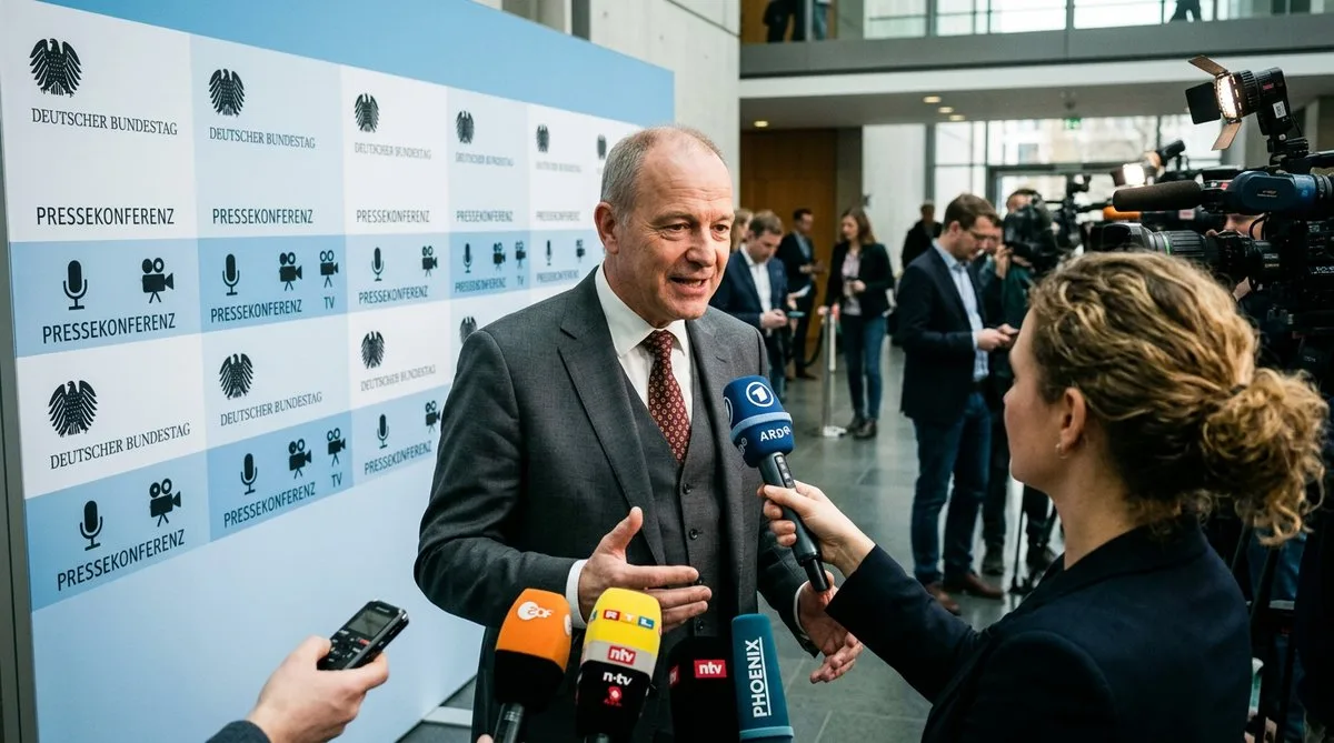 Plenarsaal im Bundestag, Debatte über Sozialstaat und Bürgergeld 2025