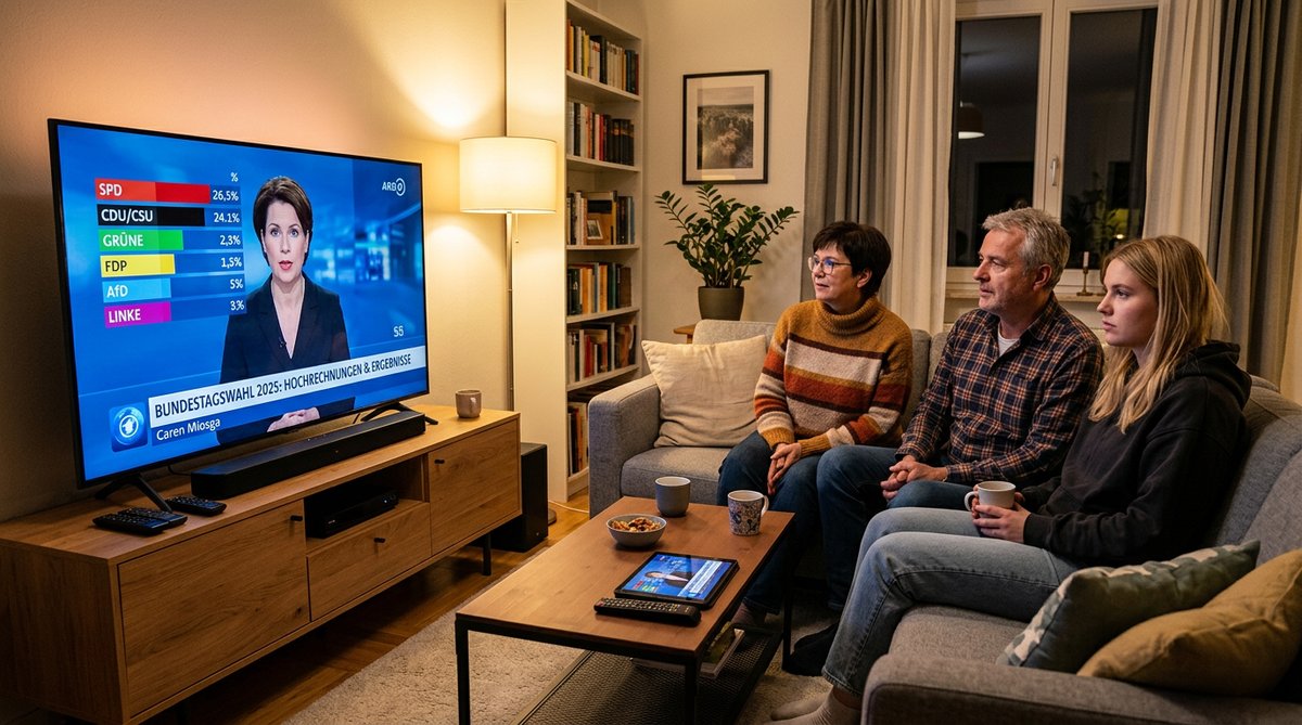 Bundestagswahl 2025 Ergebnis: CDU/CSU 28,5%, AfD 20,8% — alle Daten